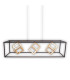 Tripolis Dimmable LED Bar Pendant Ceiling Light Black 2800K-5