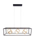 Tripolis Dimmable LED Bar Pendant Ceiling Light Black 2800K-6