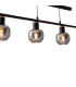 Fumoso Bar Pendant Ceiling Light Black 4xE14-10