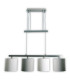 Tilde Bar Pendant Ceiling Light Grey 4xE27-1