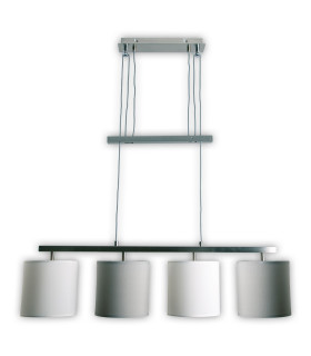 Tilde Bar Pendant Ceiling Light Grey 4xE27-1
