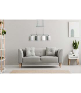 Tilde Bar Pendant Ceiling Light Grey 4xE27-2
