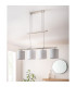 Tilde Bar Pendant Ceiling Light Grey 4xE27-5