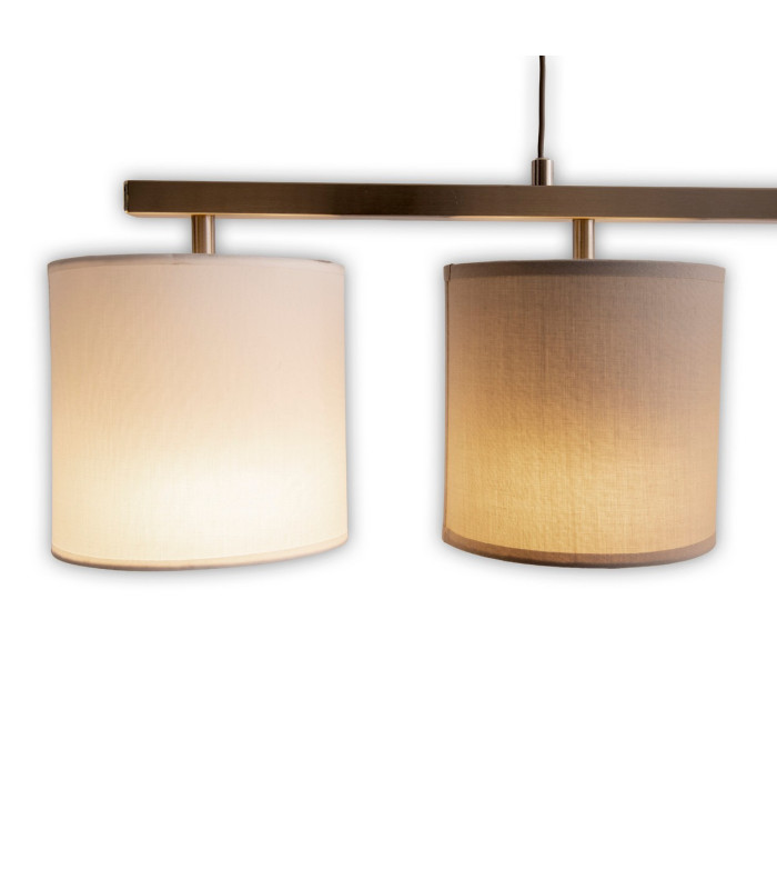 Tilde Bar Pendant Ceiling Light Grey 4xE27-9
