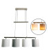 Tilde Bar Pendant Ceiling Light Grey 4xE27-10