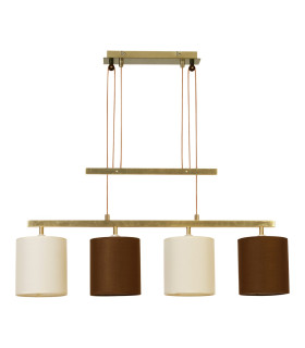 Tilde Bar Pendant Ceiling Light Brass Mat-1