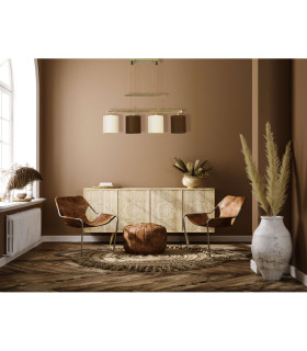 Tilde Bar Pendant Ceiling Light Brass Mat-2