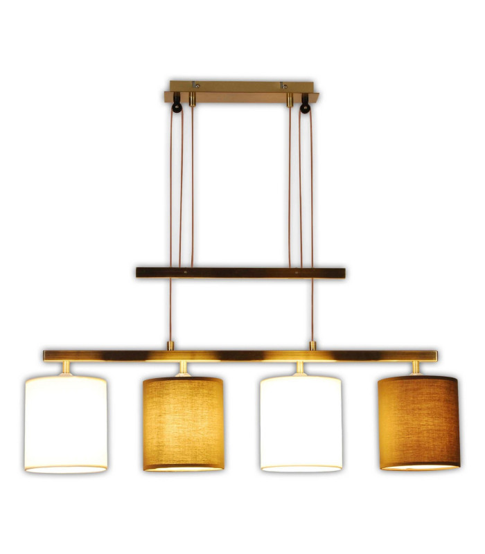 Tilde Bar Pendant Ceiling Light Brass Mat-4
