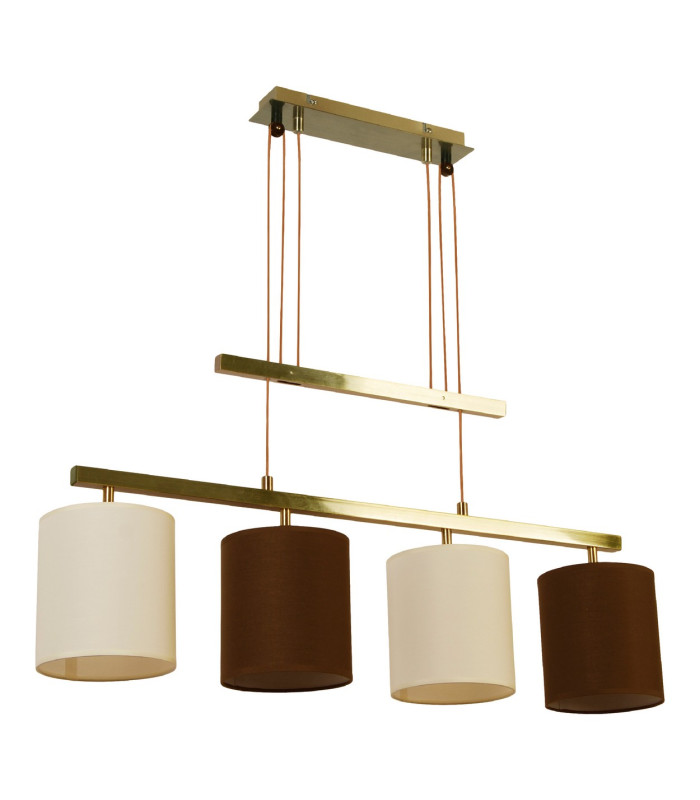 Tilde Bar Pendant Ceiling Light Brass Mat-5