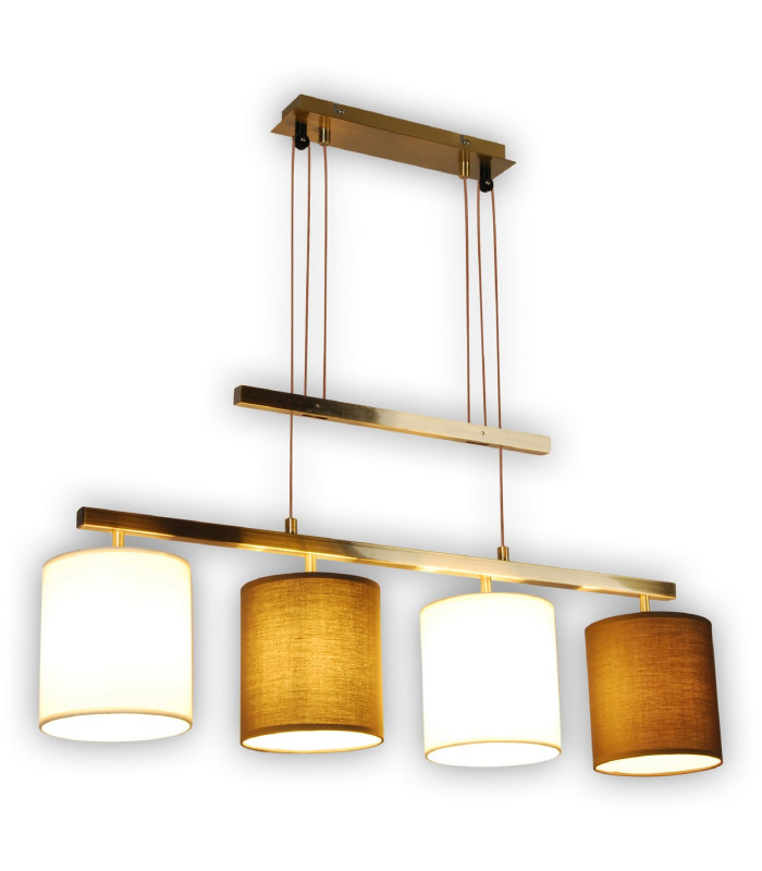 Tilde Bar Pendant Ceiling Light Brass Mat-6