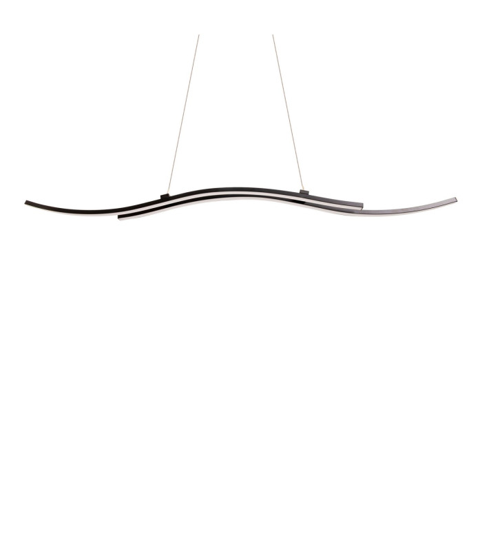 Onda LED Bar Pendant Ceiling Light Black 3000K-6