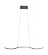 Onda LED Bar Pendant Ceiling Light Black 3000K-8