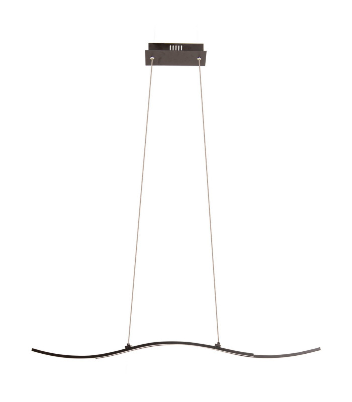 Onda LED Bar Pendant Ceiling Light Black 3000K-8