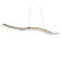 Onda LED Bar Pendant Ceiling Light Black 3000K-9