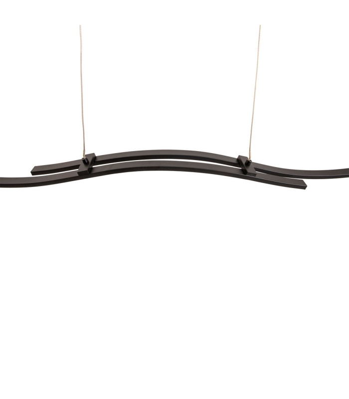 Onda LED Bar Pendant Ceiling Light Black 3000K-10