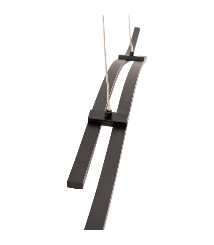 Onda LED Bar Pendant Ceiling Light Black 3000K-11