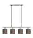 Maron Bar Pendant Ceiling Light Brown 4xE14-1