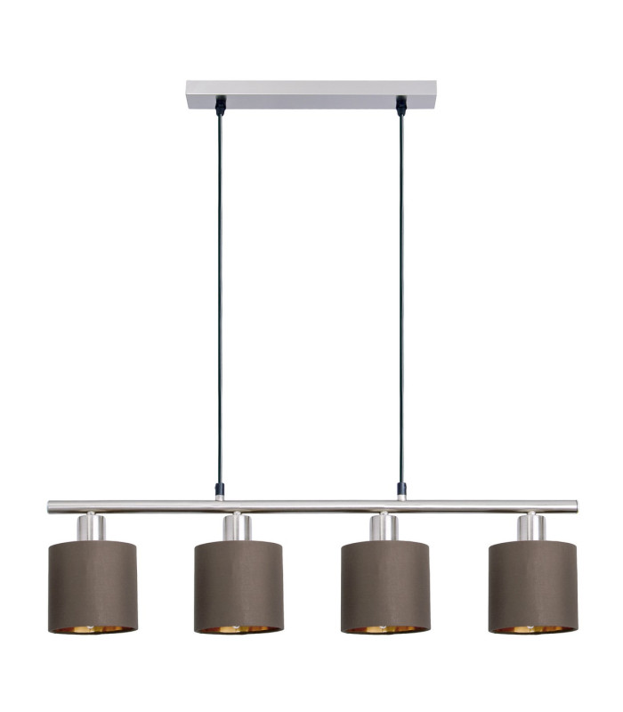 Maron Bar Pendant Ceiling Light Brown 4xE14-1