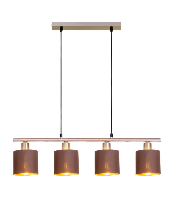 Maron Bar Pendant Ceiling Light Brown 4xE14-5