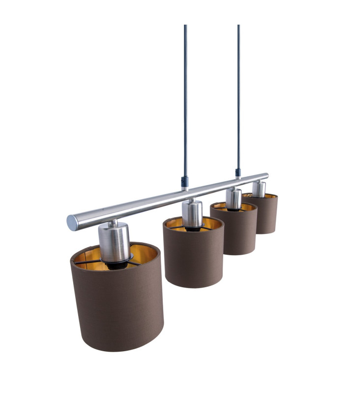 Maron Bar Pendant Ceiling Light Brown 4xE14-6