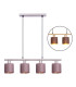 Maron Bar Pendant Ceiling Light Brown 4xE14-10