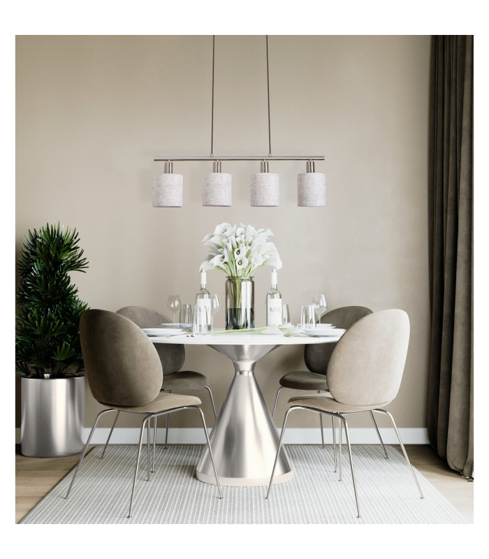 Maron Bar Pendant Ceiling Light Nature 4xE14-2