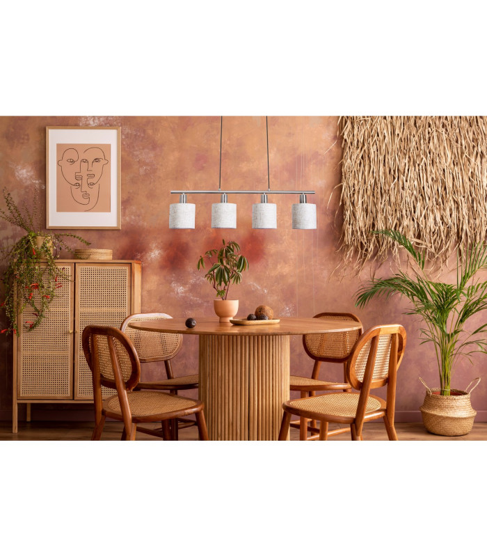 Maron Bar Pendant Ceiling Light Nature 4xE14-4