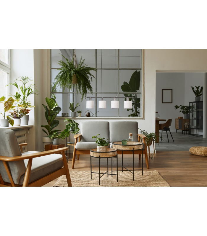 Maron Bar Pendant Ceiling Light Nature 4xE14-5