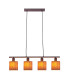 Maron Bar Pendant Ceiling Light Nature 4xE14-7