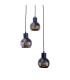 Casco Cluster Pendant Ceiling Light Black 3xE27-5