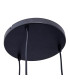 Casco Cluster Pendant Ceiling Light Black 3xE27-9