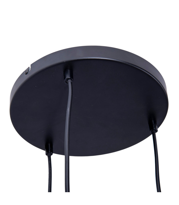 Casco Cluster Pendant Ceiling Light Black 3xE27-9