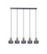 Foro Bar Pendant Ceiling Light Black 5xE27-1