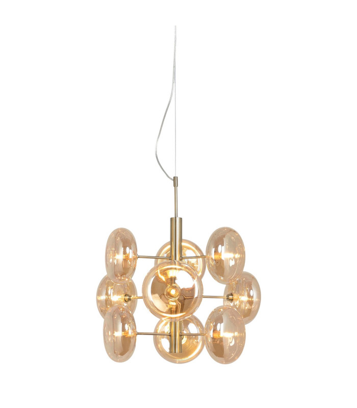 Orion Multi Arm Pendant Ceiling Light Gold 9xG9-9