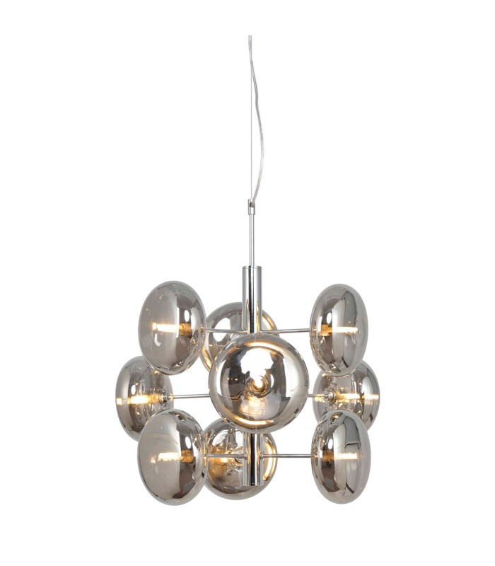 Orion Multi Arm Pendant Ceiling Light Chrome 9xG9-1