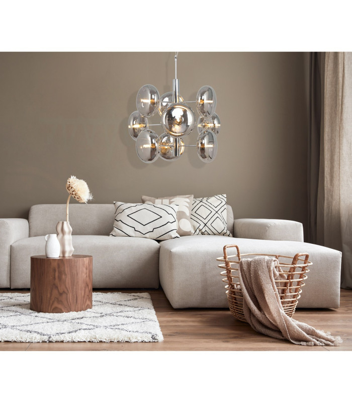 Orion Multi Arm Pendant Ceiling Light Chrome 9xG9-2