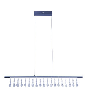Nobilis Dimmable LED Bar Pendant Ceiling Light Grey 2831K-1