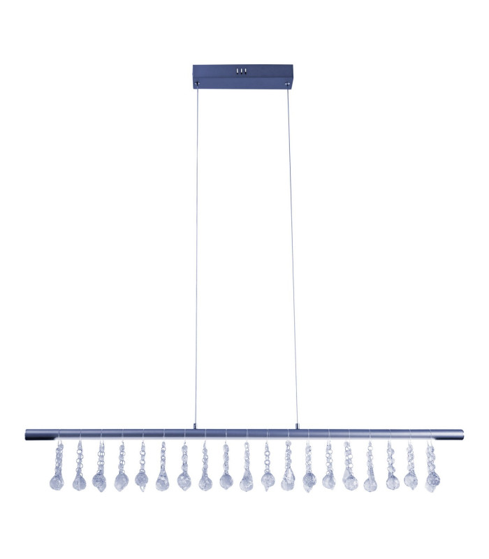 Nobilis Dimmable LED Bar Pendant Ceiling Light Grey 2831K-1