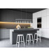 Nobilis Dimmable LED Bar Pendant Ceiling Light Grey 2831K-2