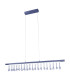 Nobilis Dimmable LED Bar Pendant Ceiling Light Grey 2831K-5