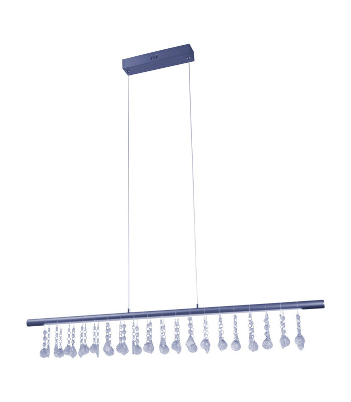 Nobilis Dimmable LED Bar Pendant Ceiling Light Grey 2831K-5