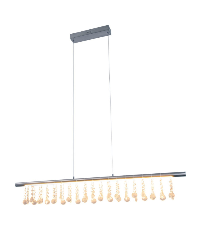 Nobilis Dimmable LED Bar Pendant Ceiling Light Steel-Blank 2831K-6