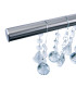 Nobilis Dimmable LED Bar Pendant Ceiling Light Steel-Blank 2831K-7