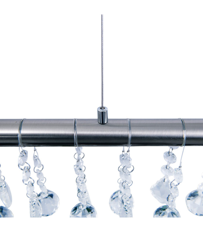 Nobilis Dimmable LED Bar Pendant Ceiling Light Steel-Blank 2831K-8