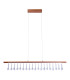 Nobilis Dimmable LED Bar Pendant Ceiling Light Gold 2831K-1