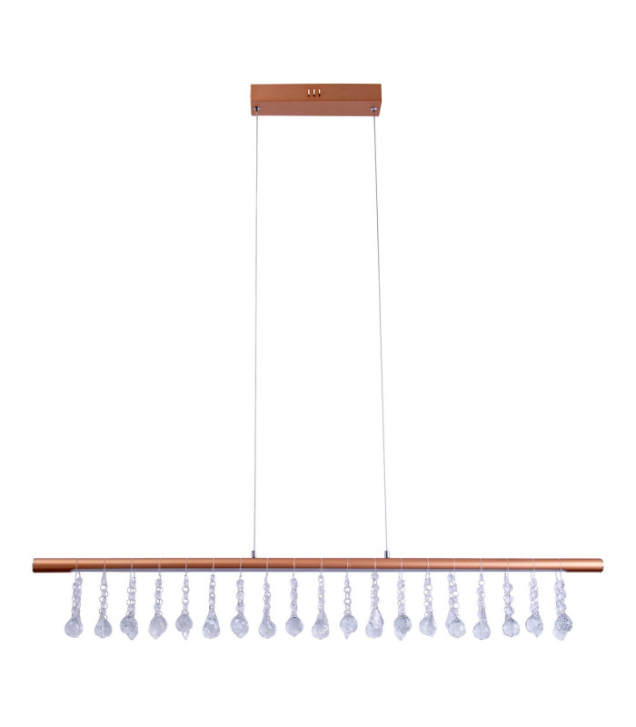 Nobilis Dimmable LED Bar Pendant Ceiling Light Gold 2831K-1