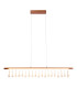 Nobilis Dimmable LED Bar Pendant Ceiling Light Gold 2831K-4