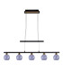 Brass Dimmable LED Bar Pendant Ceiling Light Black 2900K-1