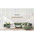 Brass Dimmable LED Bar Pendant Ceiling Light Black 2900K-2