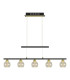 Brass Dimmable LED Bar Pendant Ceiling Light Black 2900K-7